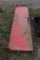 Red Dump Truck Tail Gate