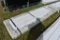 983 Linear Feet of White Corrugated Metal Paneling