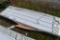 983 Linear Feet of White Corrugated Metal Paneling