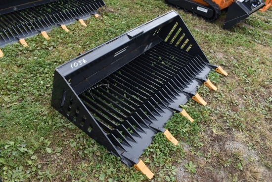 Landhonor 66" Quick Attach Rock Bucket