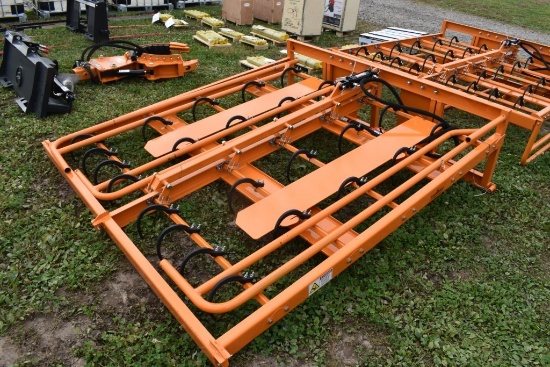 Landhonor Quick Attach Skid Steer Hay Bale Accumulator