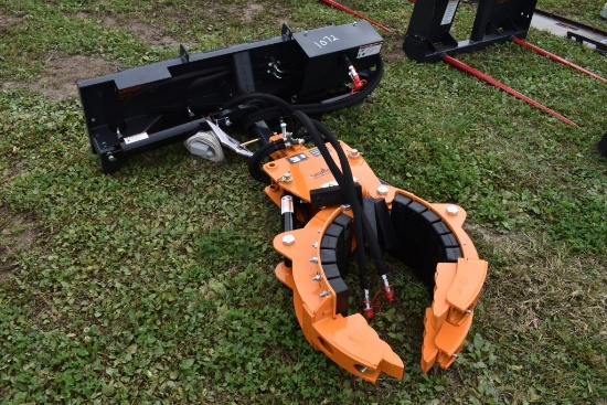 Landhonor Quick Attach Skid Steer Rotating Log Grapple