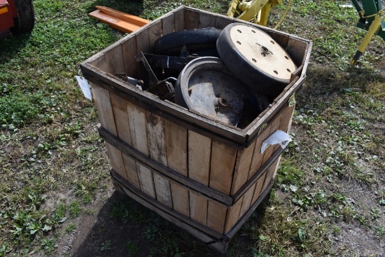 Pallet Box of Planter Parts