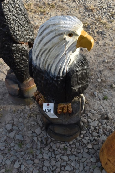 39" American Bald Eagle Wood Carving