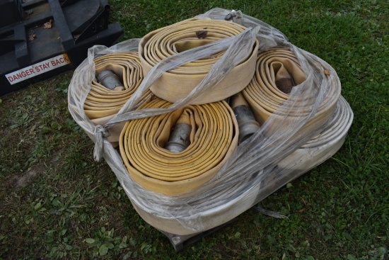 9 50' x 4" Discharge Hoses