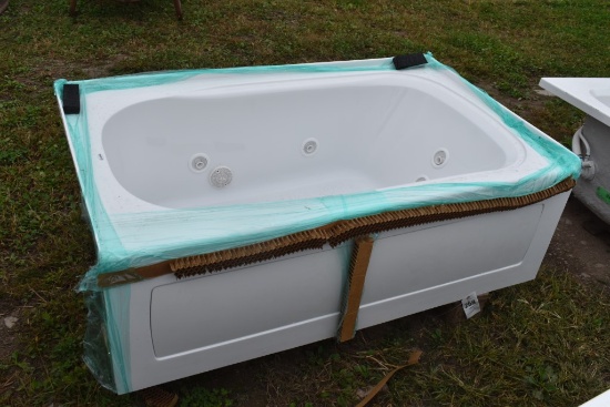 New Clarke Jacuzzi Fiberglass Bath Tub