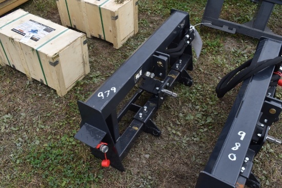 Landhonor Skid Steer 3 Point Hitch Adapter with Hydraulic Drive 540 PTO