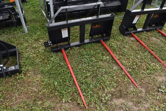 Land Honor Quick Attach Skid Steer Double Prong Bale Spear