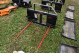 Landhonor Quick Attach Skid Steer Double Prong Bale Spear