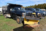 2015 Chevrolet 3500 HD Dump Truck with Snow Plow