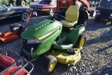 John Deere X590 Lawn Tractor with Bagger
