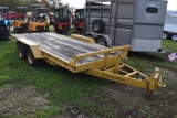 2001 Econoline 16' Tilt Deck Equipment Trailer