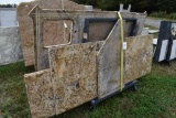 Group of Granite Slabs and Counters on Rack