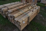 45 7' 3 Hole Split Rail Posts
