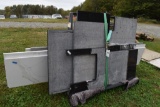 Group of Granite Slabs and Counters on Rack