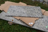 Pallet of Granite Slabs and Counters on Pallet