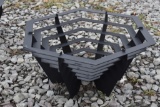 Hexagon Steel Fire Pit