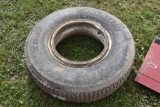 Michelin 11R22.5 Tire on Rim