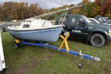 1977 AWA Sail Boat on Little Dude Trailer