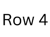 Start of Row 4