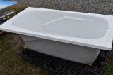 New Clarke Fiberglass Bath Tub