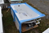 New Clarke Jacuzzi Fiberglass Bath Tub