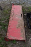 Red Dump Truck Tail Gate