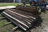 74 Post and Cross Beam Fence Set