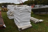 Two Pallets of Gondola Shelving and Pallet of Uprights