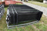 20 Pieces of Wrought Iron Fence Panels