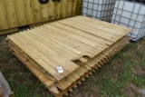 8  Pieces of Pressure Treated Privacy Fencing