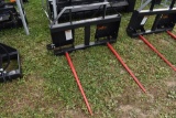 Land Honor Quick Attach Skid Steer Double Prong Bale Spear
