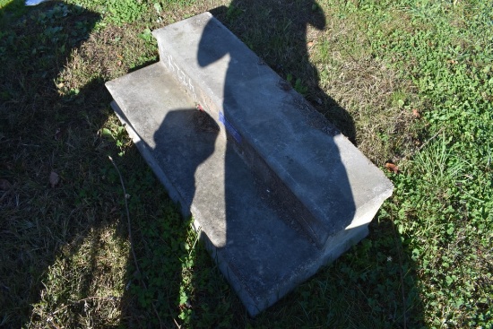 2 Step Concrete Staircase
