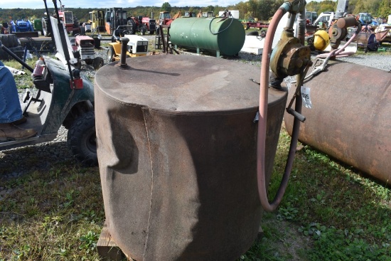 300 Gallon Fuel Tank with Hand Pump