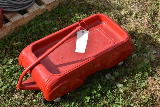 Little Red Metal Wagon