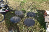 4 Metal Chairs