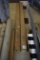 White and Black Long Awning Manual Hardware