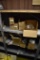 4 Tier Metal Shelf with Misc Contents