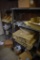 2 4 Tier Metal Shelves with Contents