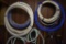 Group of Plastic Tubing, Security Cables, Bungie Cords