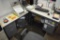 L Shaped Metal Office Desk