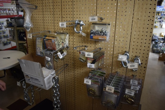 Group of Trailer Hooks and Chains