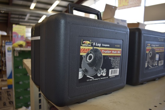 2 Smith 5 Lug Complete Trailer Hub Kit