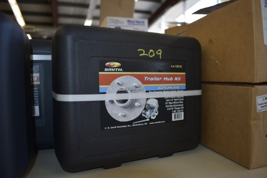 2 Smith 5 Lug Complete Trailer Hub Kit