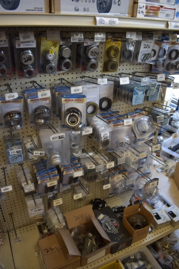 Huge Group of Trailer Bearing Kits, Studs, Seals, Hubs