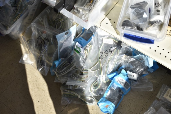 Large Group of Trailer Wiring Harnesses