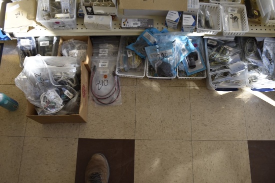 Large Group of Trailer Wiring Harnesses and Plugs