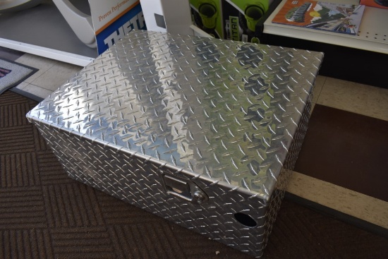 Diamond Plate Metal Tool Box