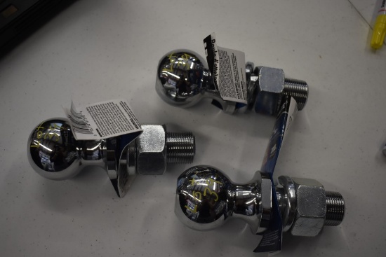 3 Draw-Tite 2 5/16" 1.25" Shank 20000lb Chrome Hitch Balls