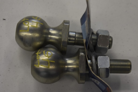 2 Draw-Tite 1 7/8" 3/4" Shank 2000lb Zinc Hitch Balls